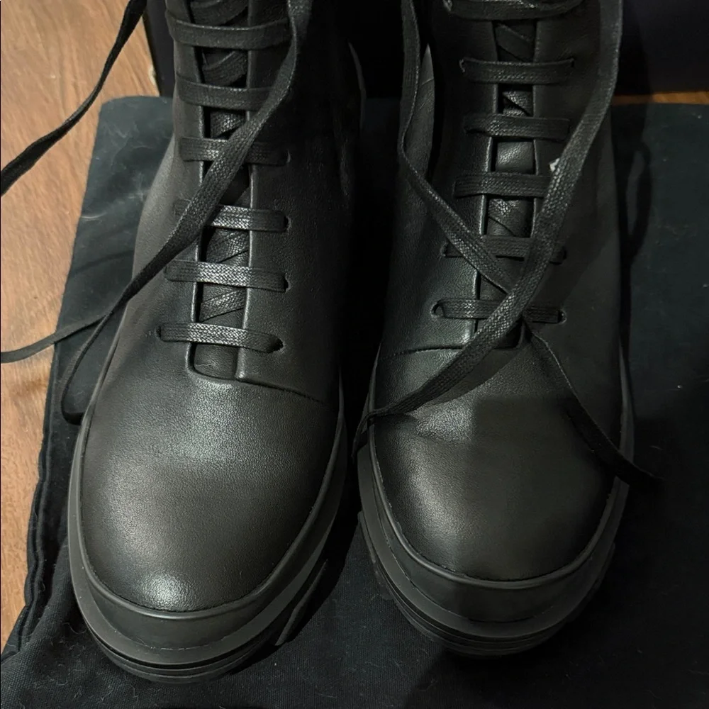 Brand New Rag & Bone Lace Up Genuine Leather Combat Boots - Picture 3 of 8
